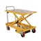 Vestil DC Power Hydraulic Scissor Cart, 1000 lb. Cap, 31-1/2"W, 47-3/20"L CART-1000-WD-DC - alternate 1
